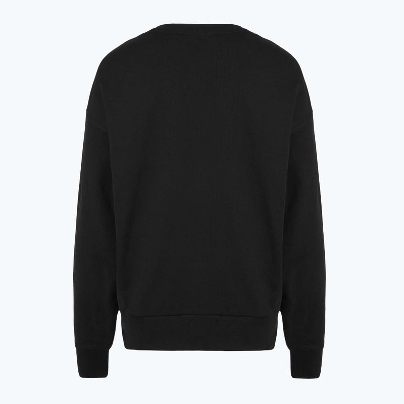 Felpa uomo EA7 Emporio Armani Train Visibility nero / oro 2