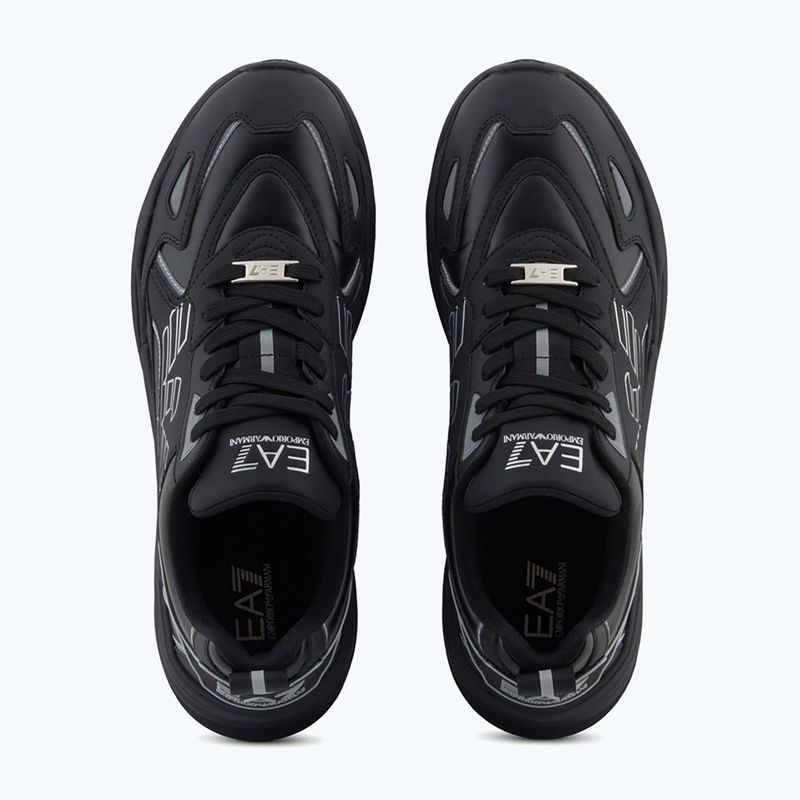 EA7 Emporio Armani Ace Runner Special scarpe triple nero / argento 12