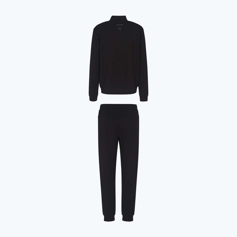 EA7 Emporio Armani tuta uomo Natural Ventus7 T-Suit T-Top Fz nero 2