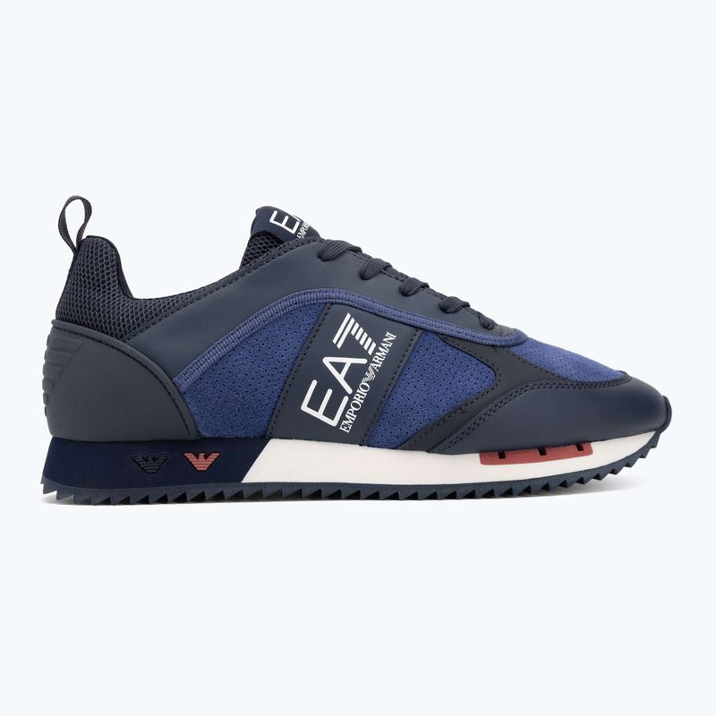 EA7 Emporio Armani Nero & Bianco Scarpe scamosciate sky captain / deep cobal / mineral 2