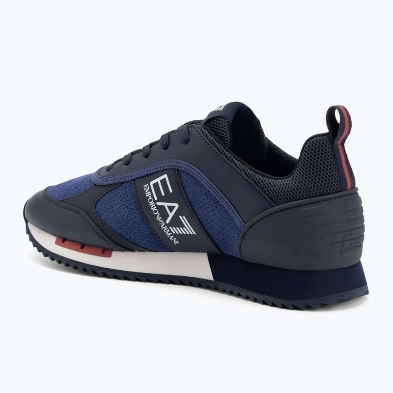 EA7 Emporio Armani Nero & Bianco Scarpe scamosciate sky captain / deep cobal / mineral 3