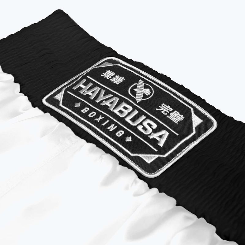 Pantaloncini da allenamento Hayabusa Pro Boxing bianchi 5