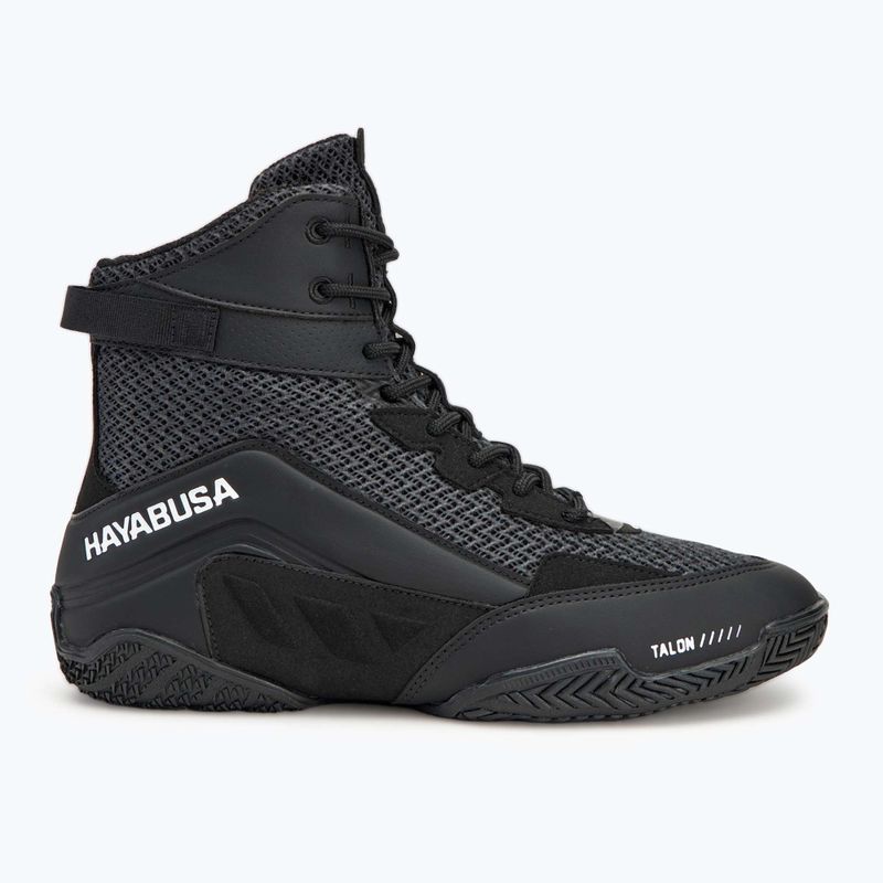 Scarpe da boxe Hayabusa Talon Boxe uomo nero 2