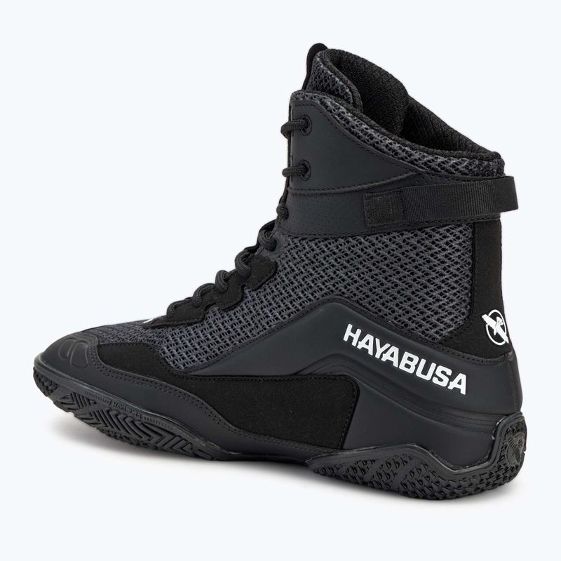 Scarpe da boxe Hayabusa Talon Boxe uomo nero 3