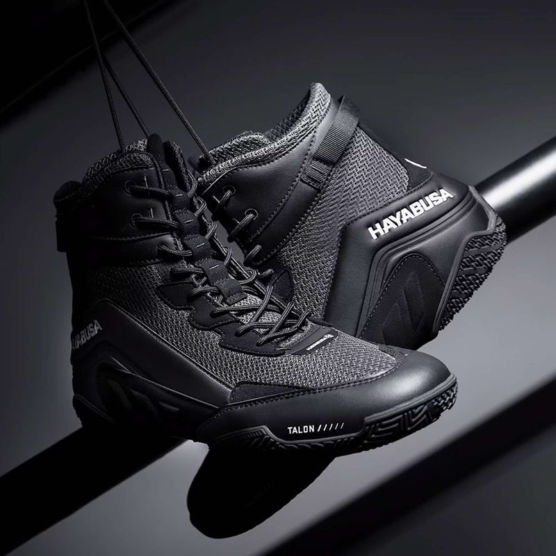 Scarpe da boxe Hayabusa Talon Boxe uomo nero 11