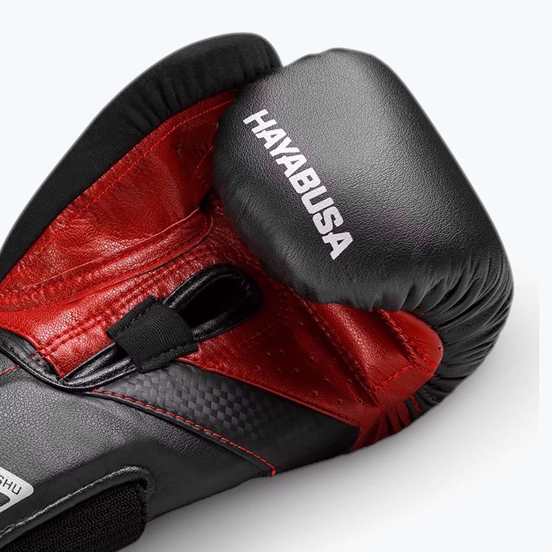 Guanti da boxe Hayabusa T3 nero/rosso 7