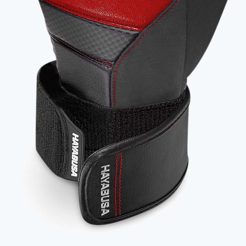 Guanti da boxe Hayabusa T3 nero/rosso 9