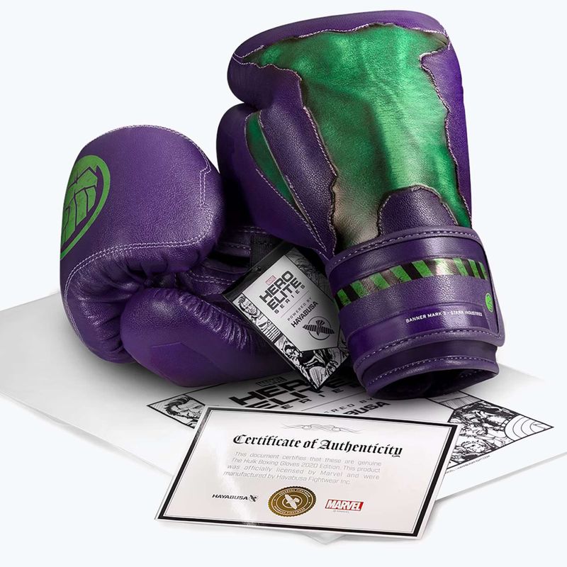 Guanti da boxe Hayabusa Marvel's Hulk viola/verde 11