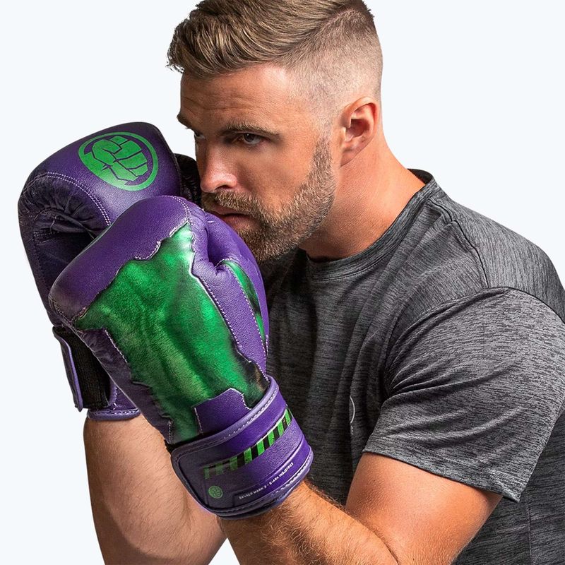 Guanti da boxe Hayabusa Marvel's Hulk viola/verde 14