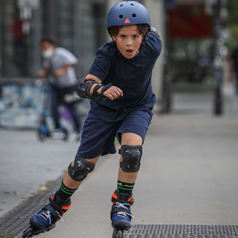 Casco Rollerblade RB JR per bambini blu notte/arancio 14