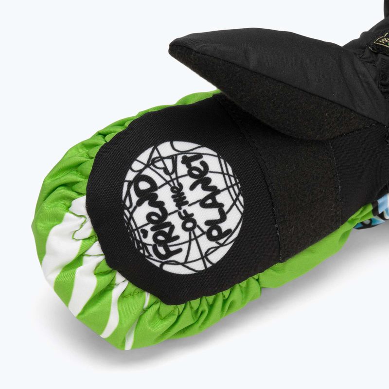 Guanti da sci per bambini Level Animal lime 4