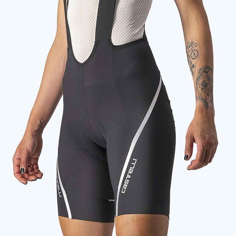 Pantaloncini da ciclismo da donna Castelli Velocissima 3 nero/argento 3
