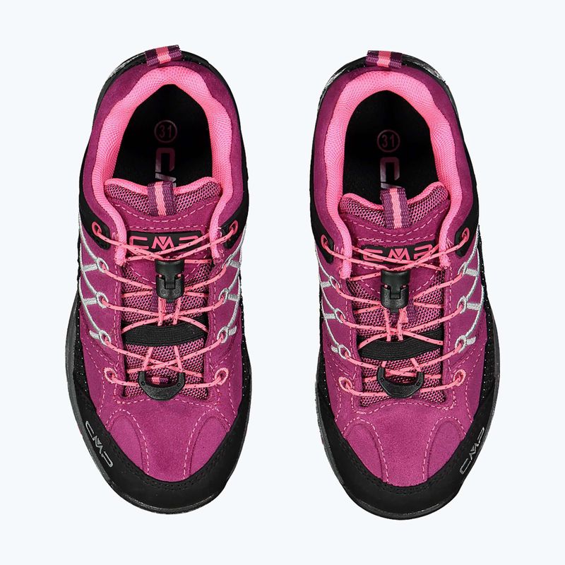 Scarponi da trekking CMP per bambini Rigel Low Wp berry / rosa fluo 11