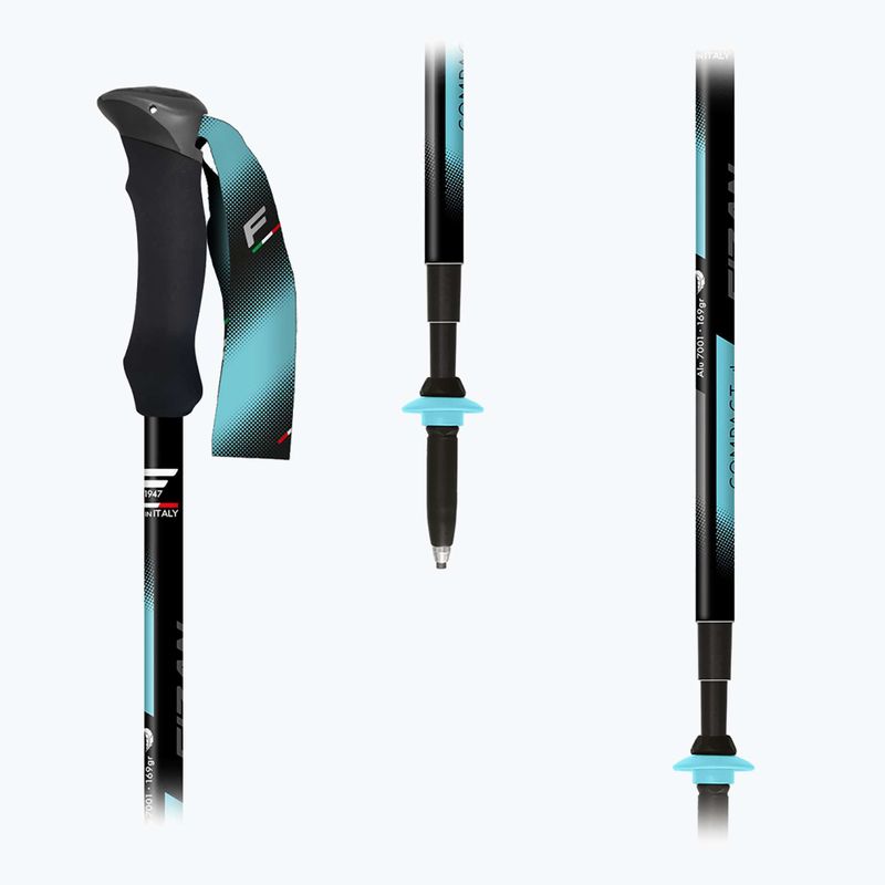 Bastoni da trekking  Fizan Compact Tech 4 light blue 5