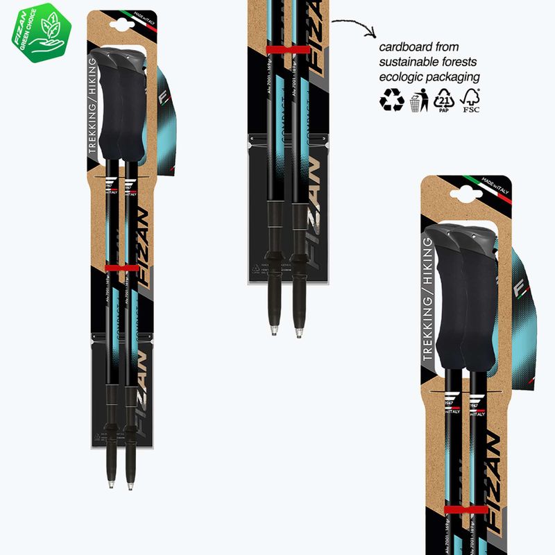 Bastoni da trekking  Fizan Compact Tech 4 light blue 6