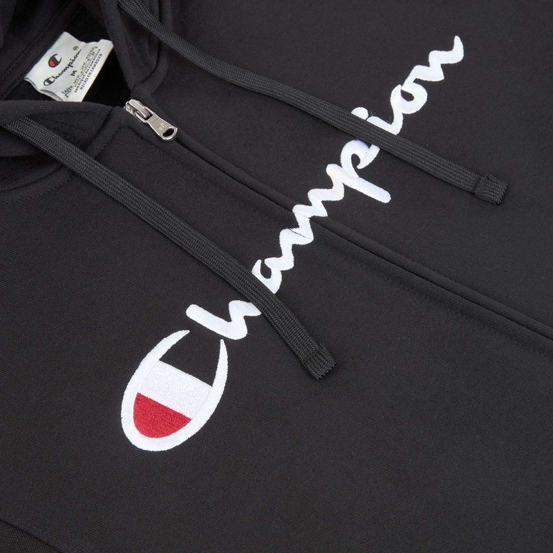 Felpa da uomo Champion 22025 Sweatshirt Hoodie FZ black 3