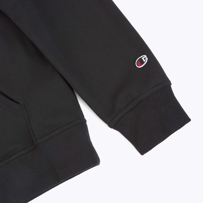 Felpa da uomo Champion 22025 Sweatshirt Hoodie FZ black 4