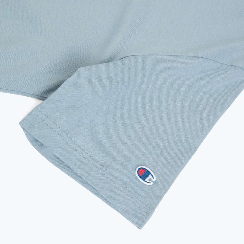 T-shirt da uomo Champion 221604 Crewneck baby blue 4