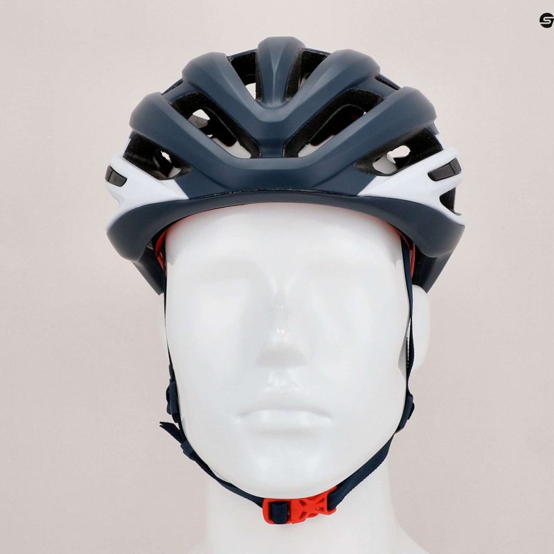 Casco da bicicletta Giro Agilis opaco mezzanotte/bianco/rosso 7