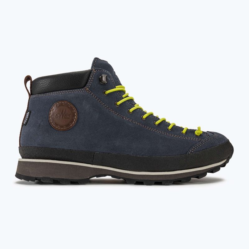 Scarpe da trekking da uomo Lomer Bio Naturale Mid Mtx Suede flag/lime 2