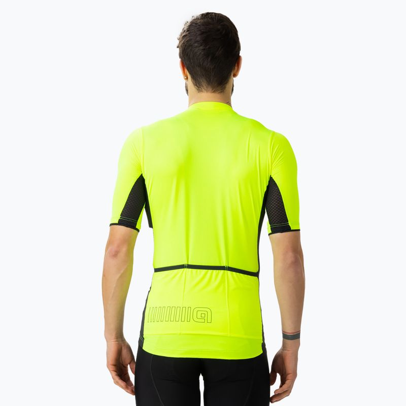 Maglia ciclismo Alé Maglia MC Color Block uomo giallo fluo 2