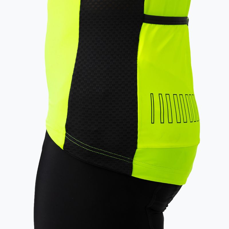 Maglia ciclismo Alé Maglia MC Color Block uomo giallo fluo 4