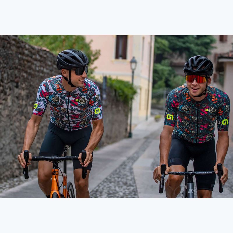 Maglia ciclismo Alé Maglia MC Tattoo uomo grigio 7