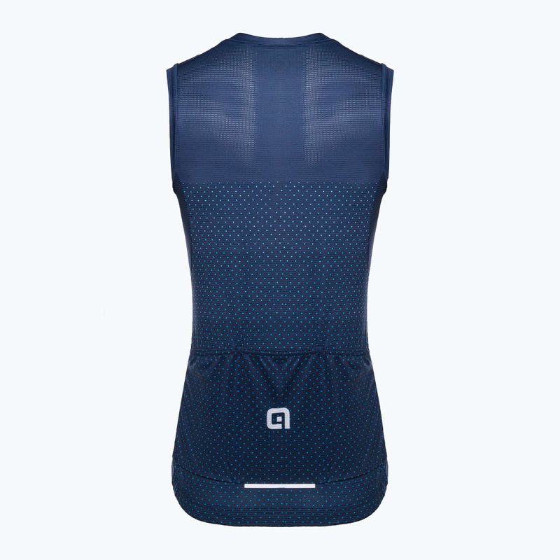 Maglia ciclismo donna Alé Maglia Donna SM Level blu 8