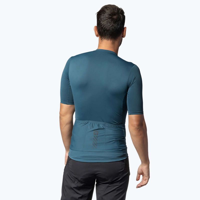 Maglia da ciclismo Alé Color Block Off Road verde foglia da uomo 2