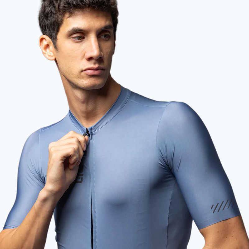 Maglietta da ciclismo da uomo Alé Color Block steel blue 5