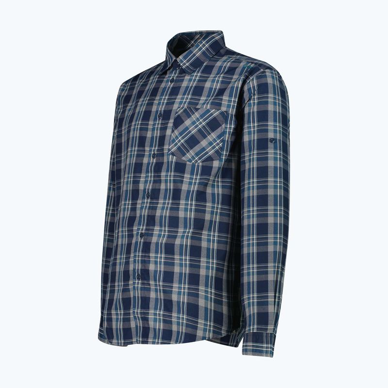 Camicia da uomo CMP 30T9927 b. blue/vanilla/petroleum 3