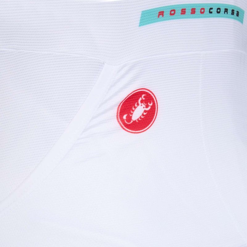 Body da ciclismo da donna Castelli Free Sanremo 3 SS in white/black 6