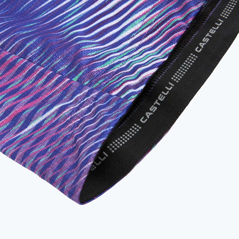 Maglietta da ciclismo da donna Castelli Cosmic Vortex multicolor ultraviolet rose 4