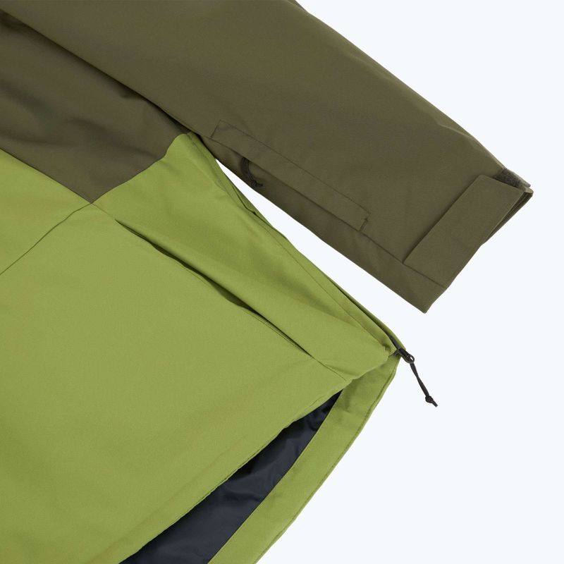 Giacca da snowboard Oakley TNP TBT Insulated Anorak da uomo, nuova, spazzola scura/ferno 4