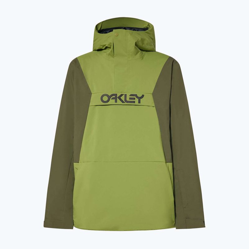 Giacca da snowboard Oakley TNP TBT Insulated Anorak da uomo, nuova, spazzola scura/ferno 5
