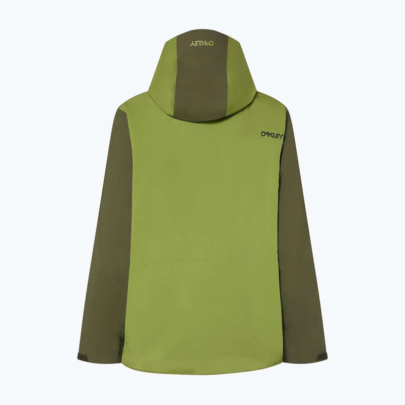 Giacca da snowboard Oakley TNP TBT Insulated Anorak da uomo, nuova, spazzola scura/ferno 6