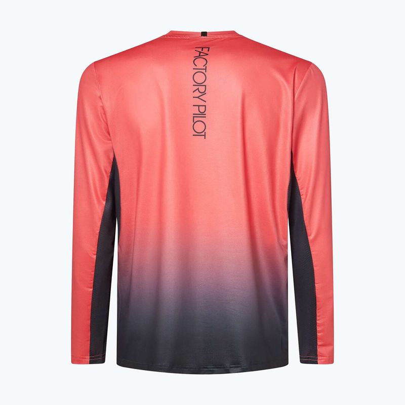 Maglia a maniche lunghe da ciclismo da uomo Oakley Maven Coast 2.0 gradient paloma/black 2