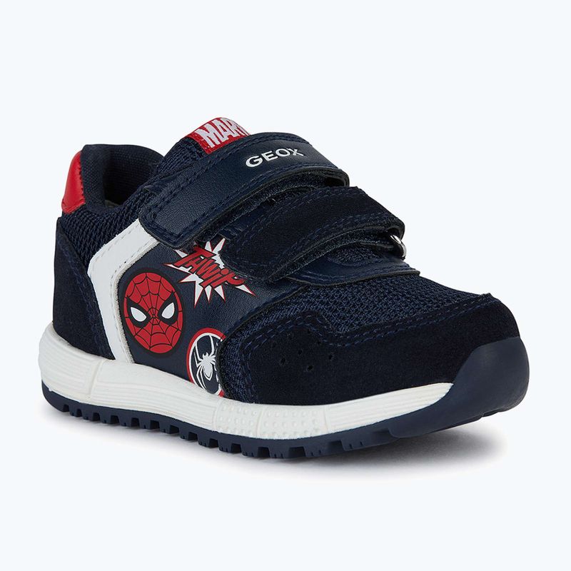 Geox Alben nylon navy / rosso scarpe da bambino 8