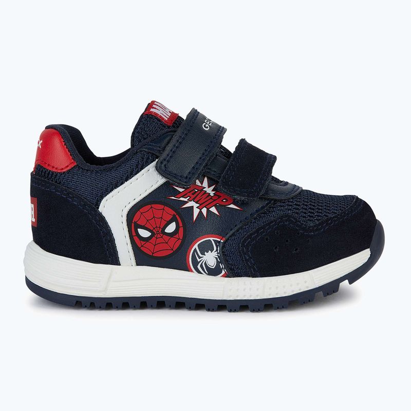 Geox Alben nylon navy / rosso scarpe da bambino 9