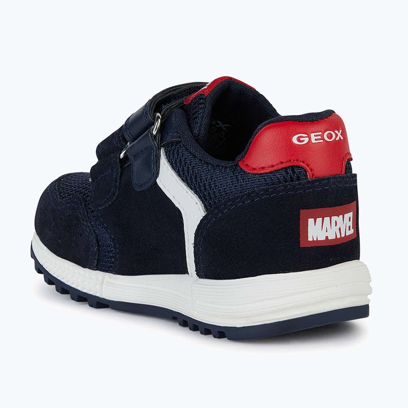 Geox Alben nylon navy / rosso scarpe da bambino 10
