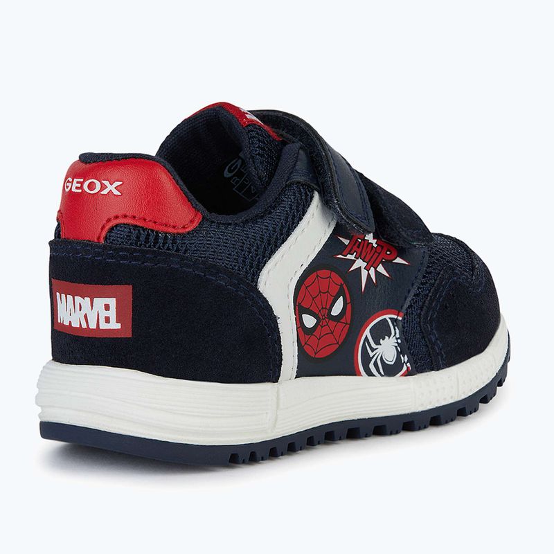 Geox Alben nylon navy / rosso scarpe da bambino 11