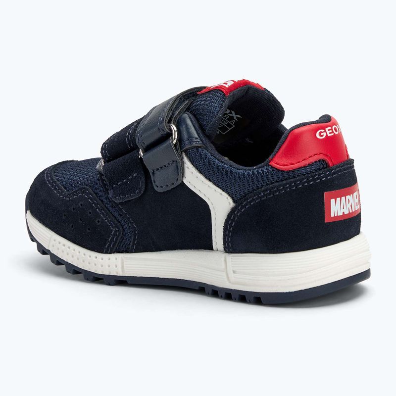 Geox Alben nylon navy / rosso scarpe da bambino 3