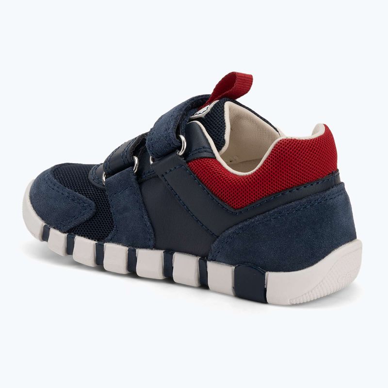 Geox Iupidoo - scarpe per bambini, blu/rosso scuro 3