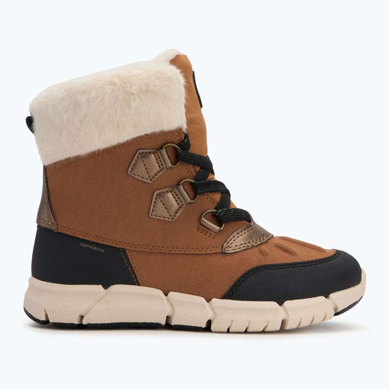 Geox Flexyper ABX whisky / nero stivali da neve per bambini 2