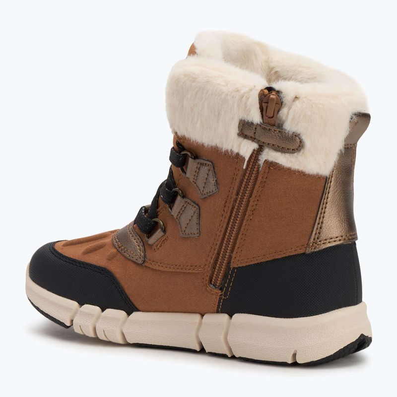 Geox Flexyper ABX whisky / nero stivali da neve per bambini 3