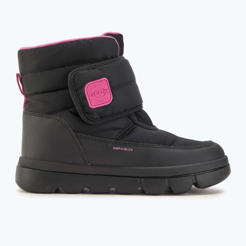 Geox Willaboom ABX stivali da neve per bambini nero / fucsia 2