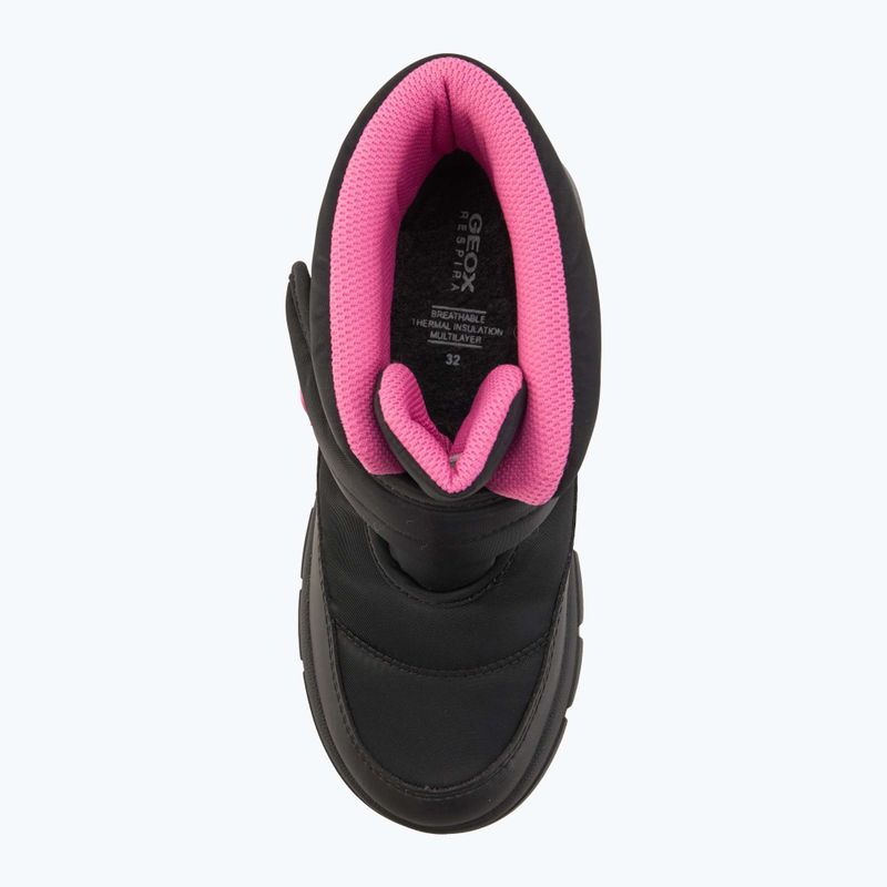 Geox Willaboom ABX stivali da neve per bambini nero / fucsia 5