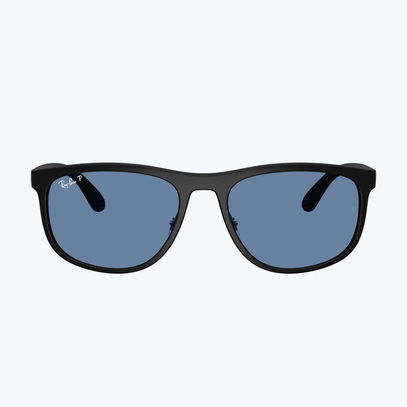 Occhiali da sole Ray-Ban RB4468 Polarized Lenses matte sand black/blue polarized 2