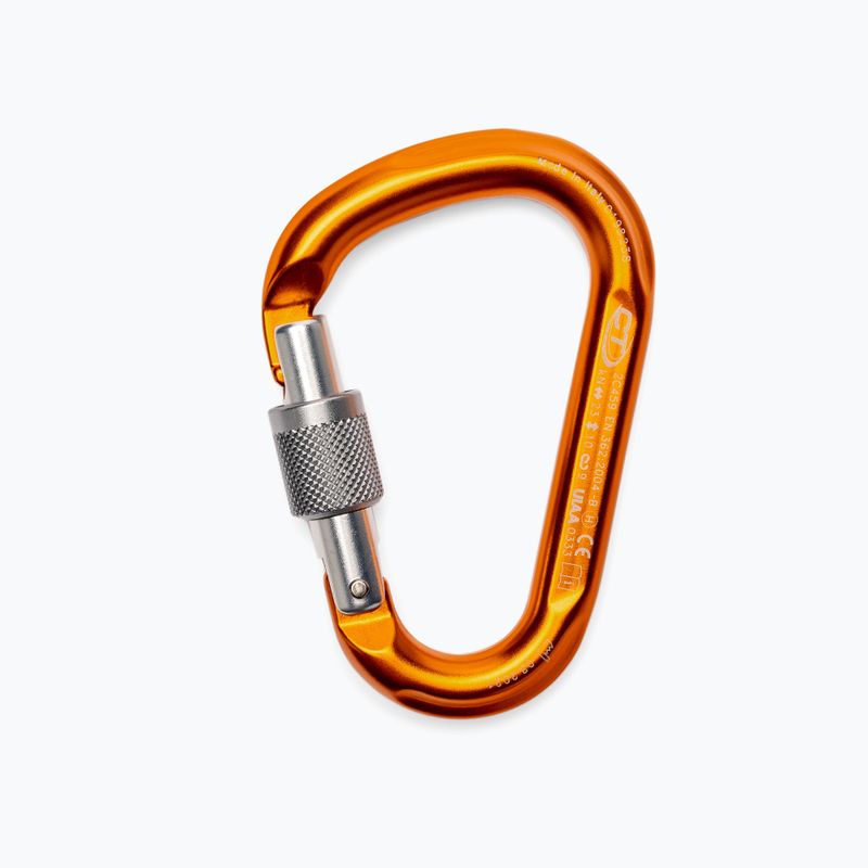 Climbing Technology HMS Snappy CF SG Twist Lock arancione 2