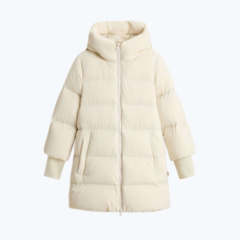 Giacca da donna Woolrich Cloud Madison Coat crema latte 6